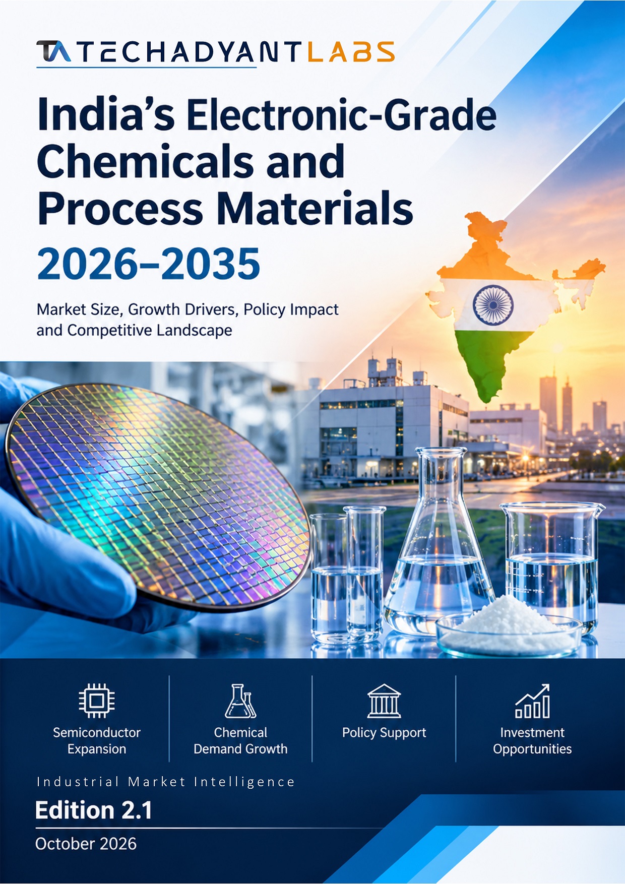 India’s Electronic-Grade Chemicals and Process Materials, 2026–2035 — cover